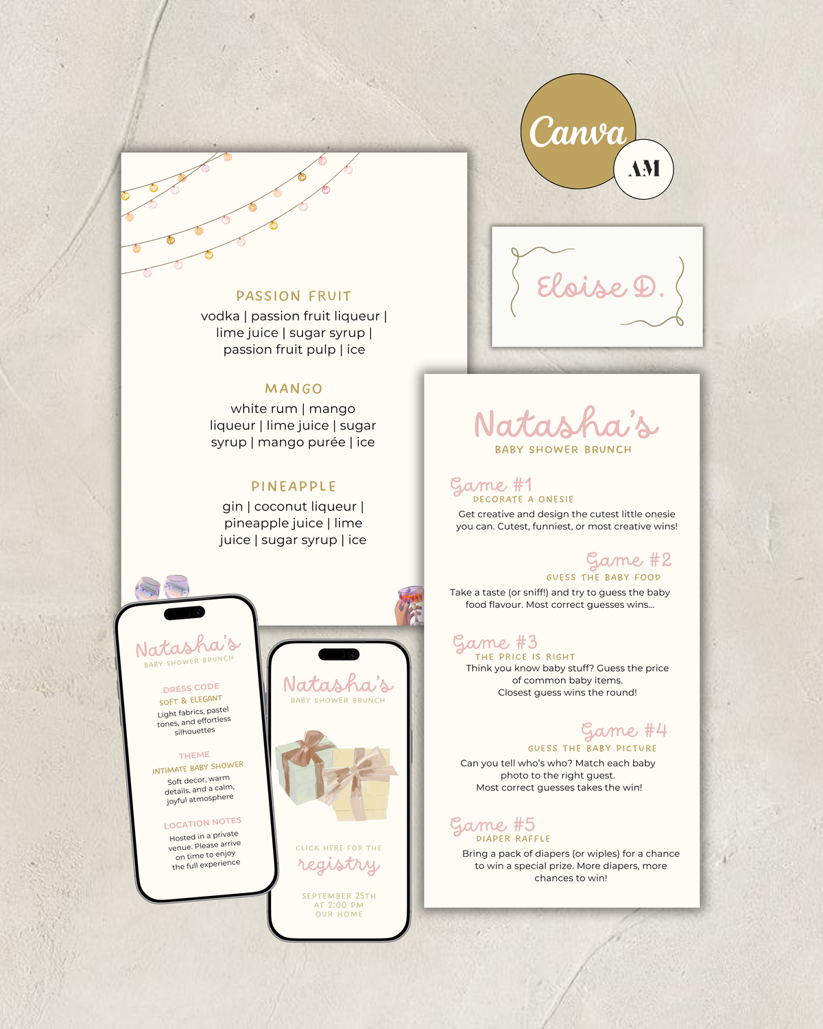 Posie Party Stationery Bundle