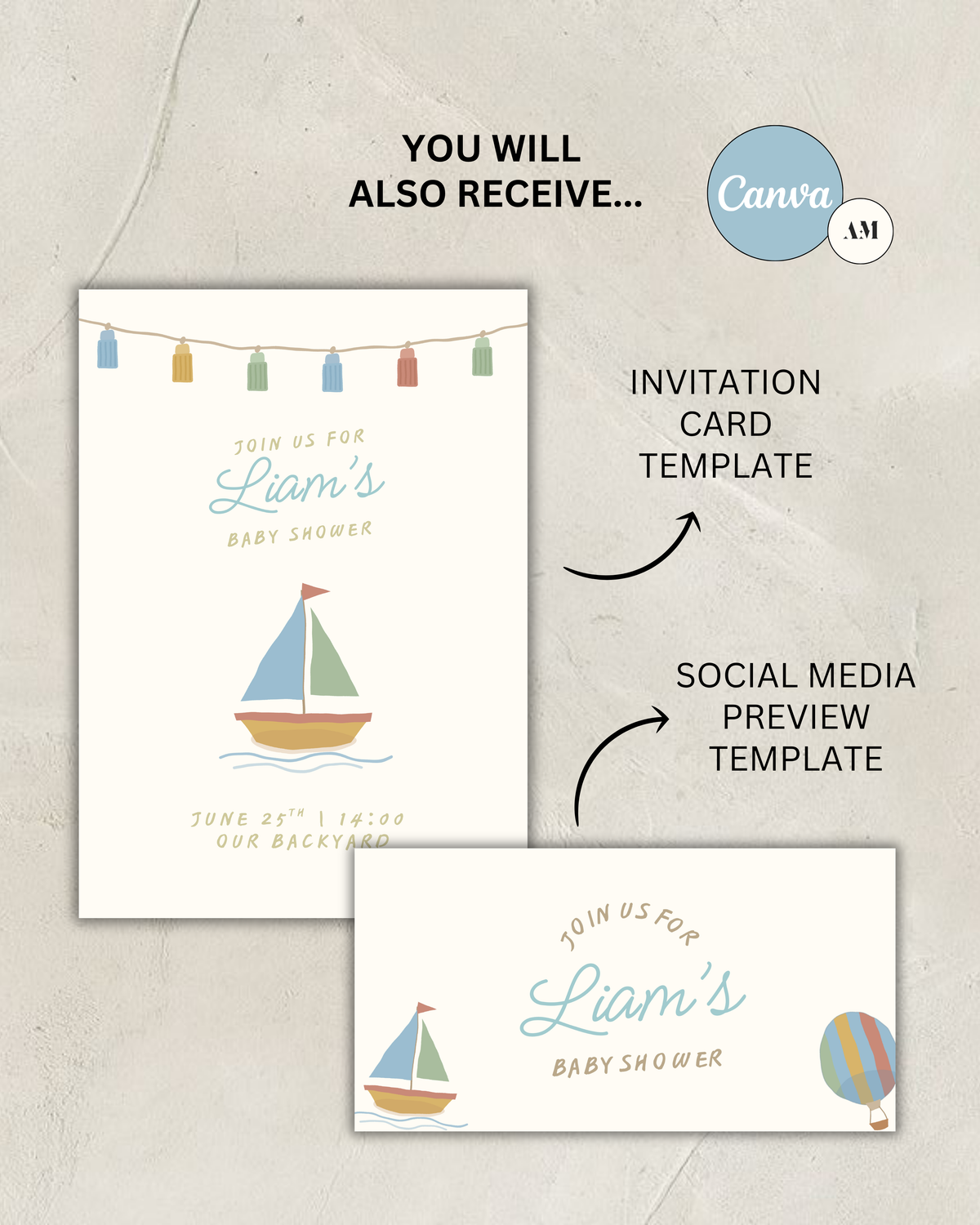 Ocean Website Invitation