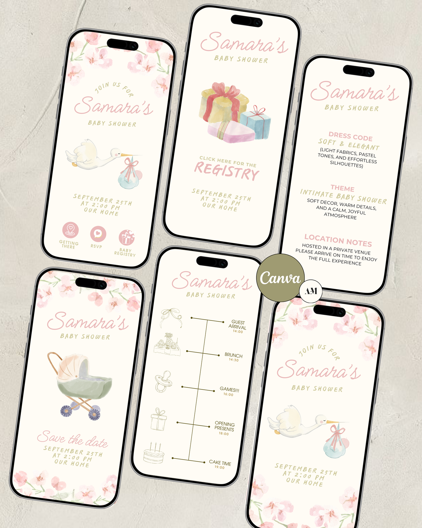 Meadow Baby Shower Invite (Digital & Printable)