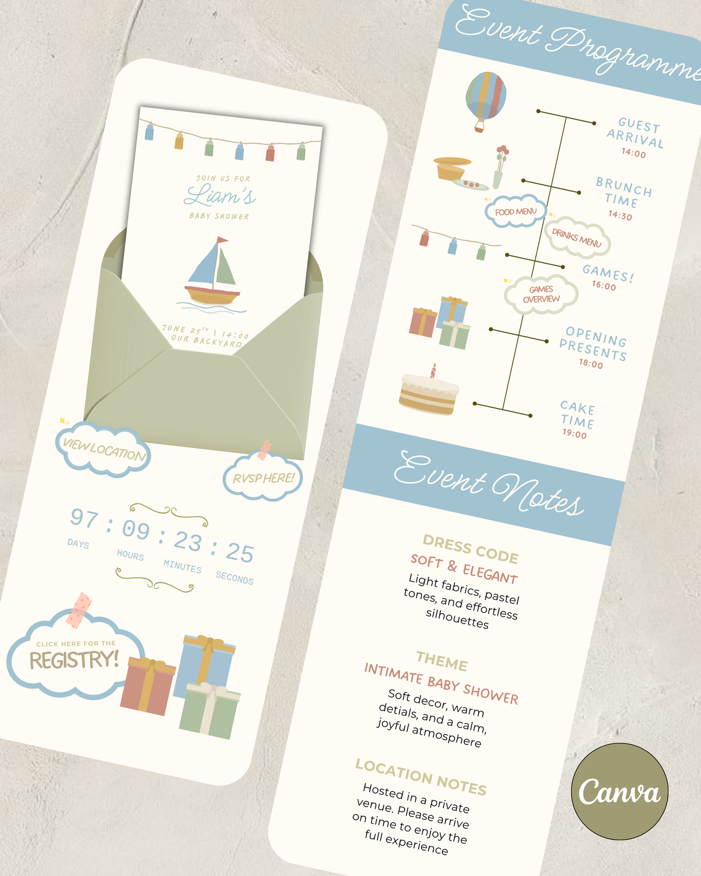 Ocean Website Invitation