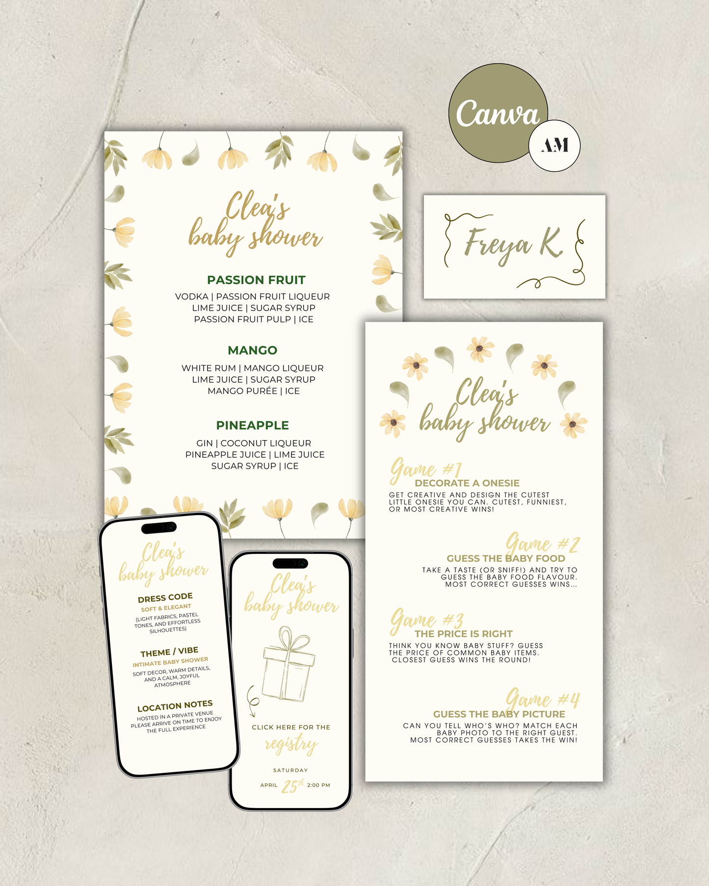 Honey Bear Party Stationery Bundle