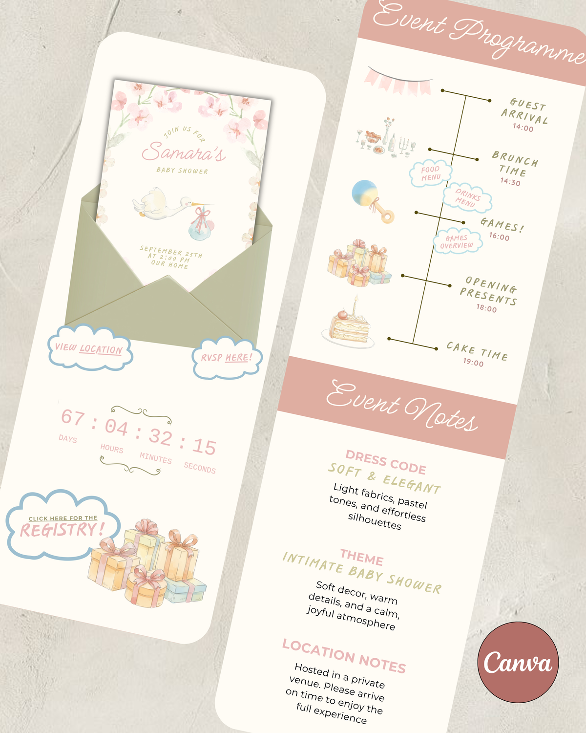 Meadow Website Invitation