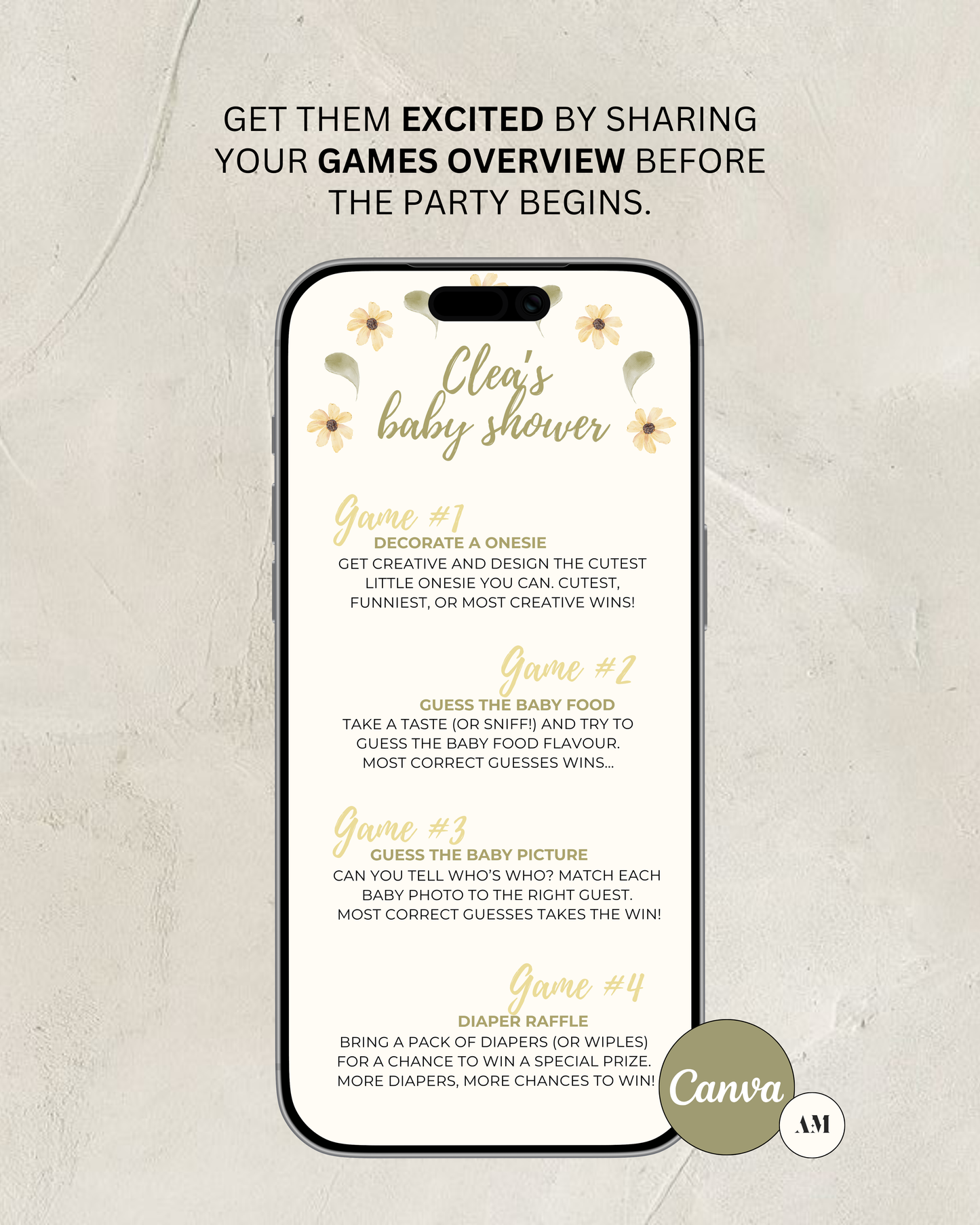 Honey Bear Website Invitation