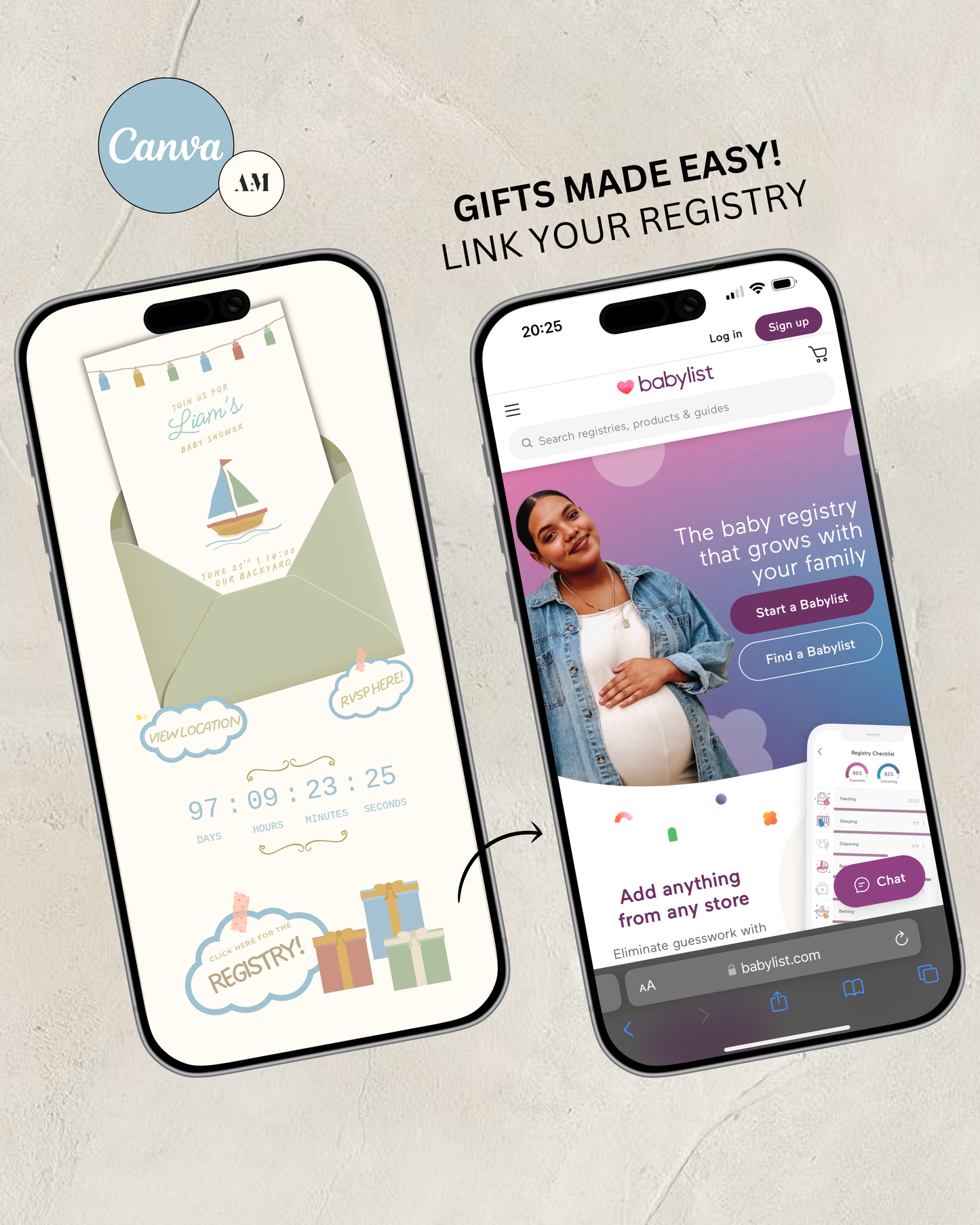 Ocean Website Invitation