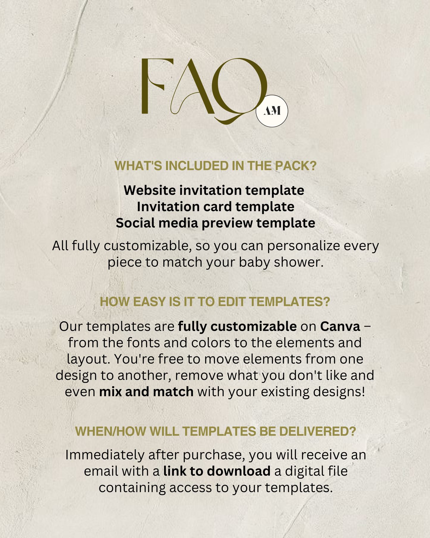Honey Bear Website Invitation