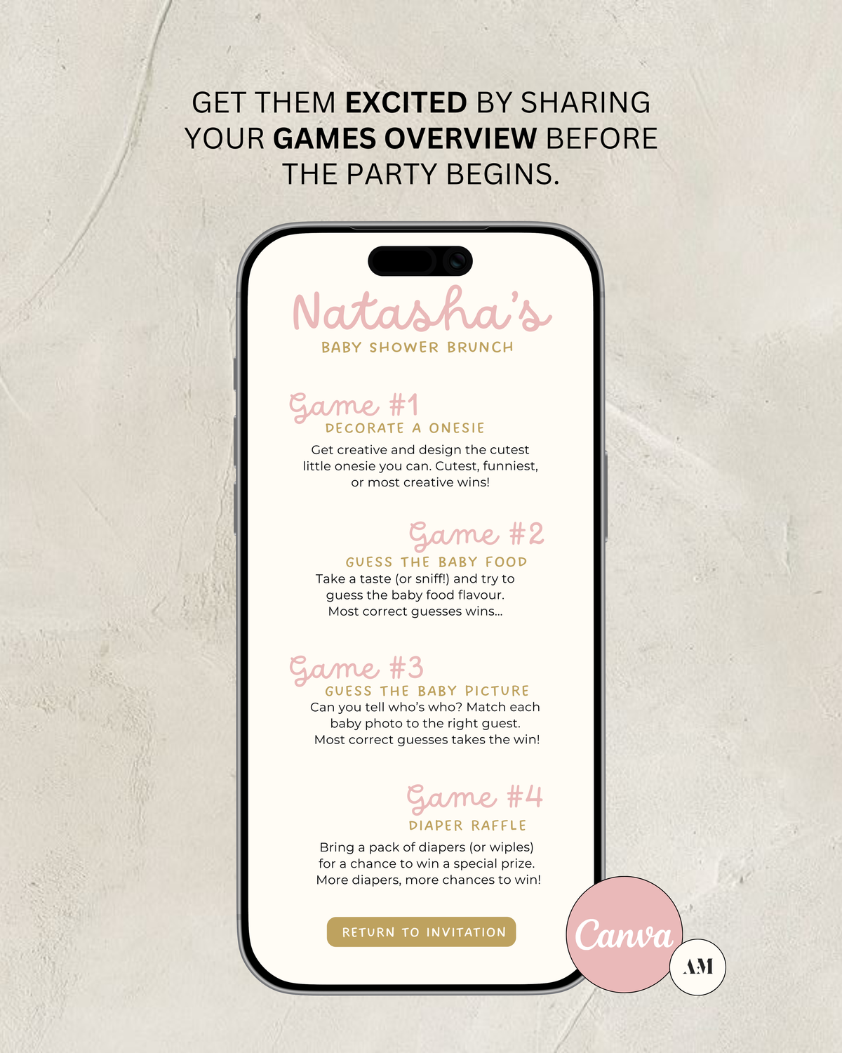 Posie Website Invitation